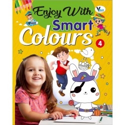 كراسة تلوين للاطفال سمارت 4 متعة التلوين الذكي ورق فاخر 16 Smart coloring VI-041